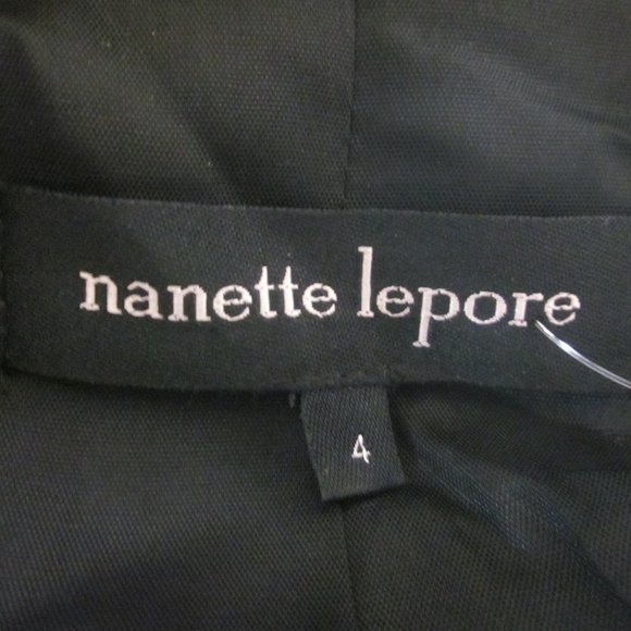 Nanette Lepore Jacket 4 Black/White - Picture 2 of 9